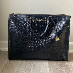 Black Brahmin Tote Bag